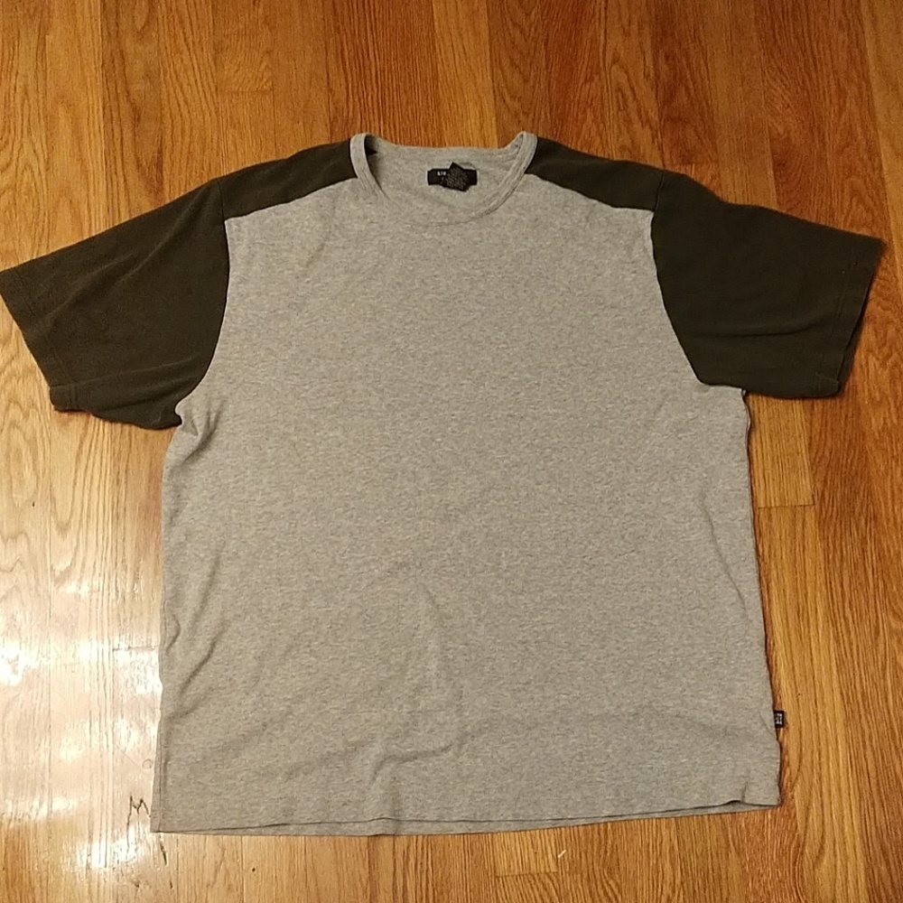 STRUCTURE VINTAGE CLASSIC T-SHIRT TOP MENS COLOR BLOCK SIZE L